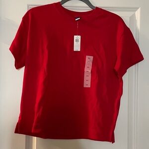 Old Navy Vintage Boxy Red T-Shirt